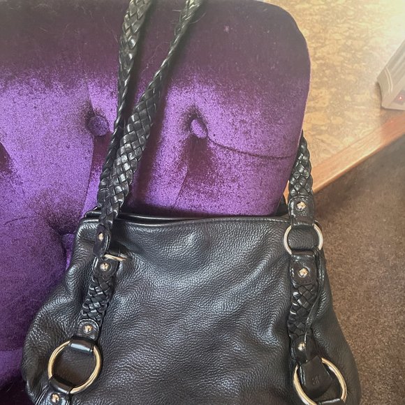 Banana Republic Black Leather purse - Picture 1 of 6